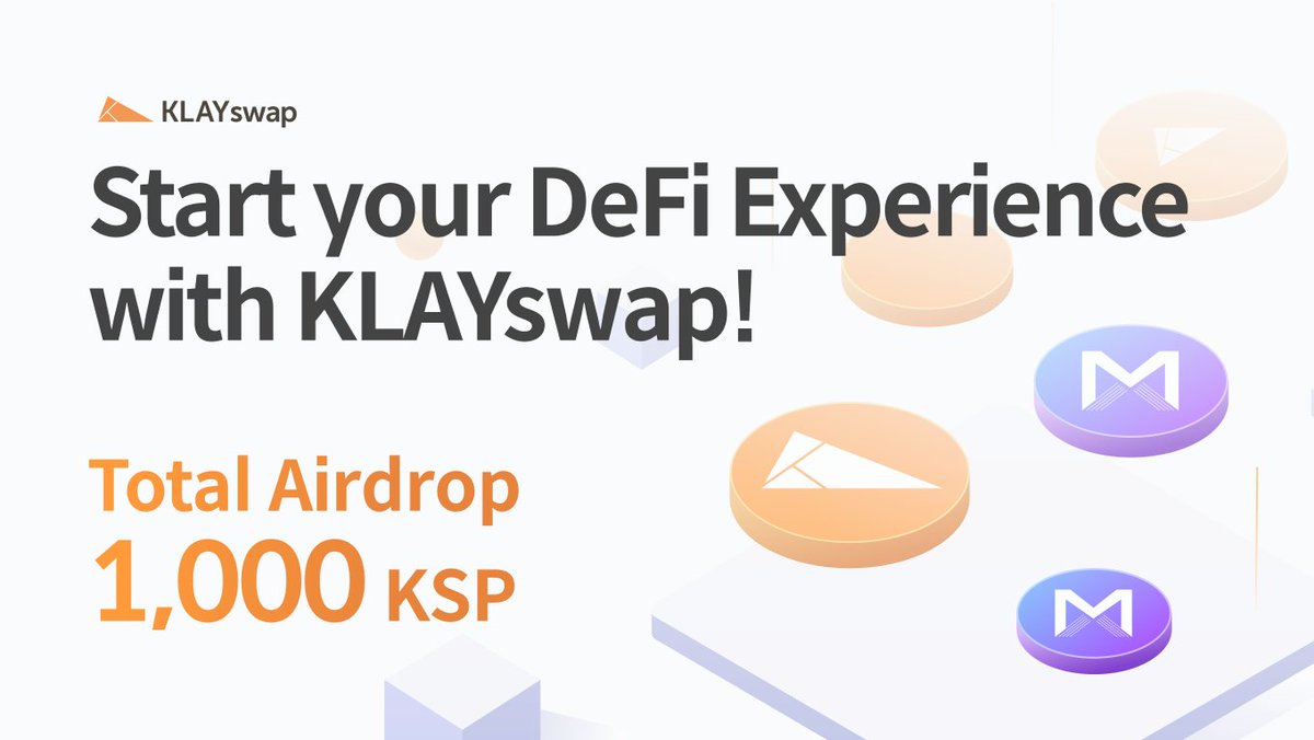 KLAYswap's tweet photo. 📢KLAPswap News

Join the $MBX Single-side Deposit and Position Deposit at KLAYswap and get the AIRDROP‼️

⏰16:00 12.12 ~ 23:59 12.22 (UTC+9)
🎁Total 1,000 KSP(100 Random users)
💰After 12.26, 2022

For more detail👇
https://t.co/lv6XB0AG8g

@KLAYswap $MBX $KSP #Airdrop https://t.co/Z9R19JCgUZ