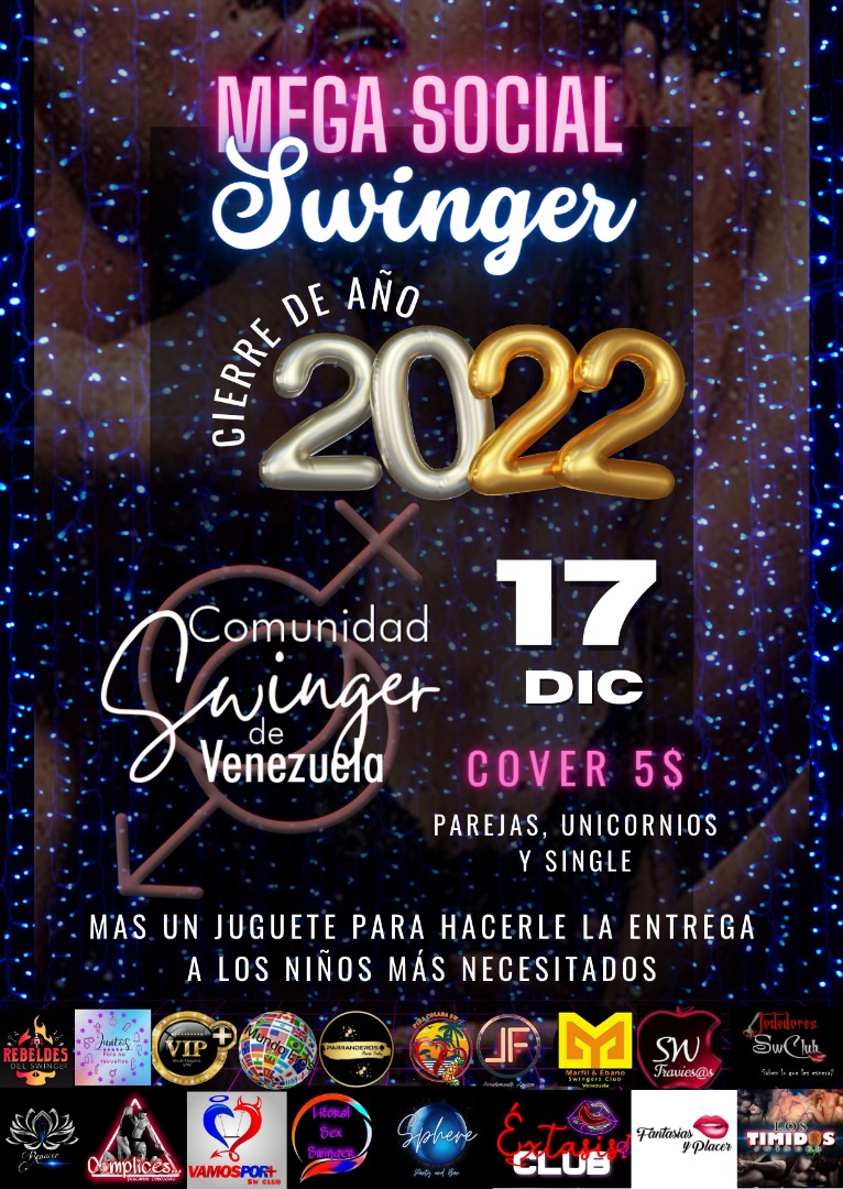 El próximo sábado estaremos todos los grupos de ccs y sus alrededores celebrando la navidad, despidiendo el año y divirtiéndonos en este MEGA SOCIAL NAVIDEÑO por qué la comunidad somos todos ven y disfruta de esta noche de diversión a nuestro estilo! Info al DM
#swingerlifestyl