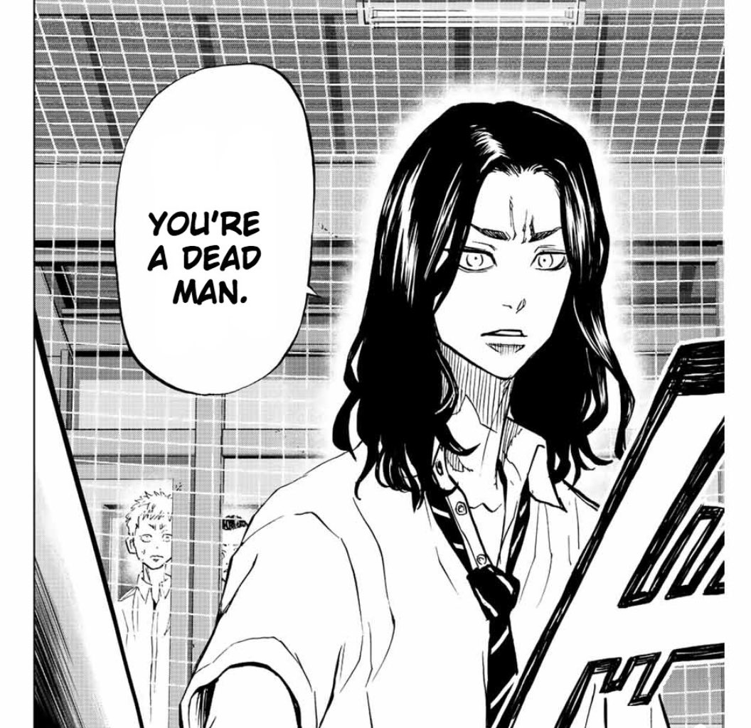 ok but it's so cool that baji managed to accurately pinpoint and pitch the ball just right to make kojiro drop his baseball he's so cool fr 