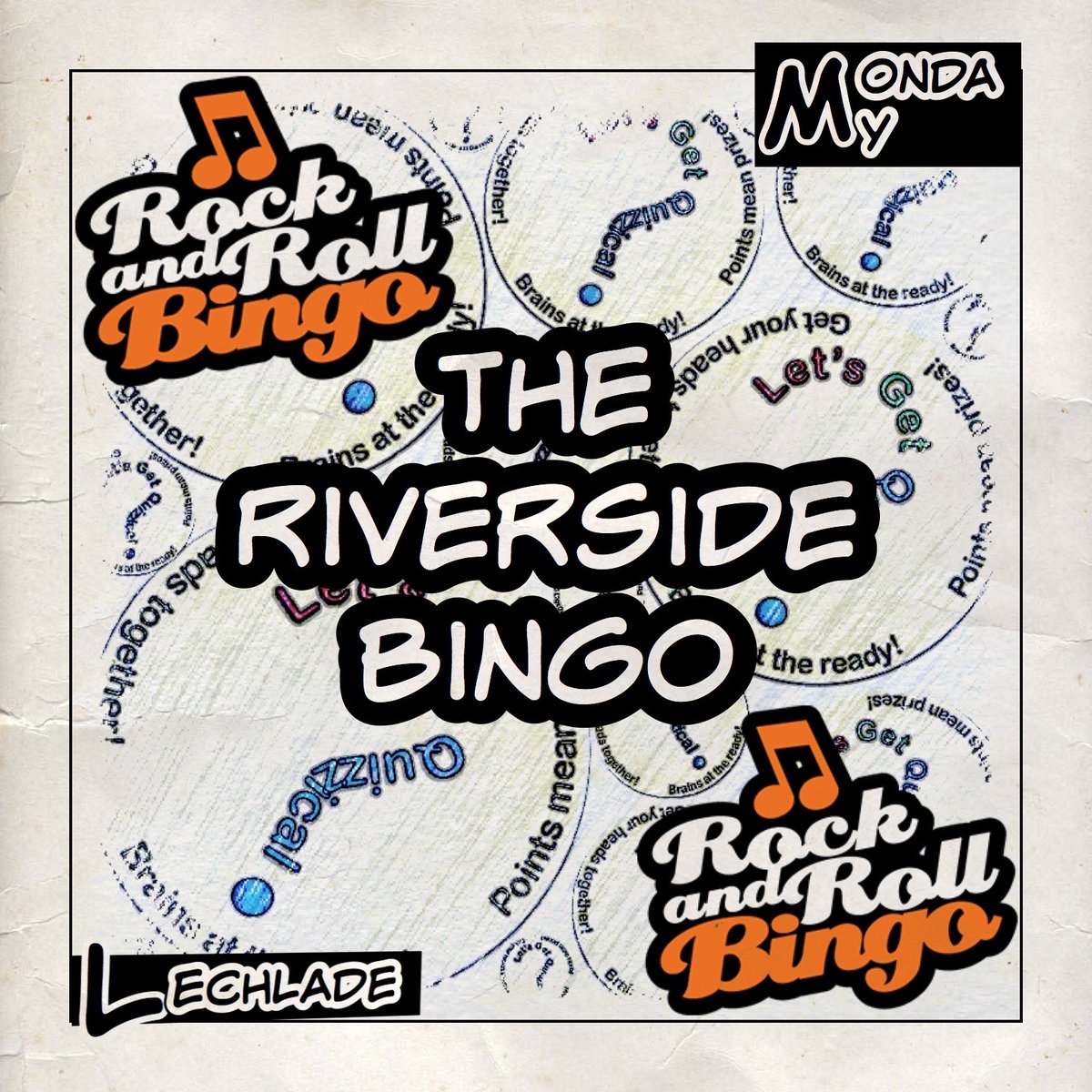 It’s #RockAndRollBingo night at #TheRiverside in #Lechlade! 7:30pm start for games of #Music #Bingo with cash to be won