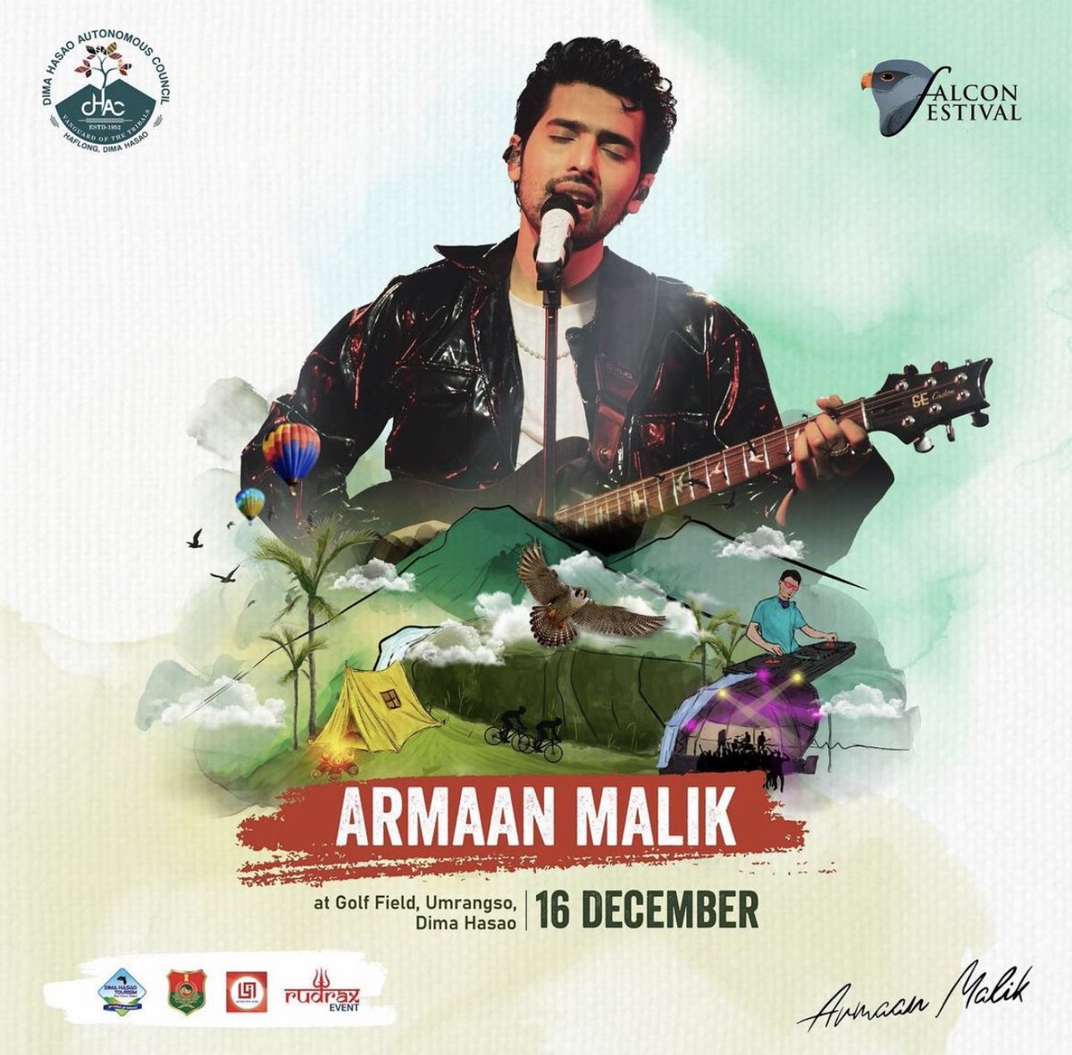 ArmaanMalik22's tweet photo. See you soon Assam, I can’t wait to perform at the #FalconFestival ❤️

This Friday, 16th December at Golf Field, Umrangso (Dima Hasao) https://t.co/zcyc75DQZn