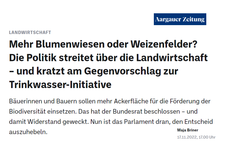 Trinkwasser_ch's tweet photo. Die Motionen Gapany & Rieder sind abgestimmt auf die vorangekündigte Initiative der @SVPch für mehr Fleisch, dafür weniger Ökologie. Das gut verpackt unter dem Deckmantel der «Ernährungssicherheit». #2xNEIN damit diese SVP-Initiative vors Volk kommt. @sbv
https://t.co/NSQOqU0EtV https://t.co/ljrkkVl2WF