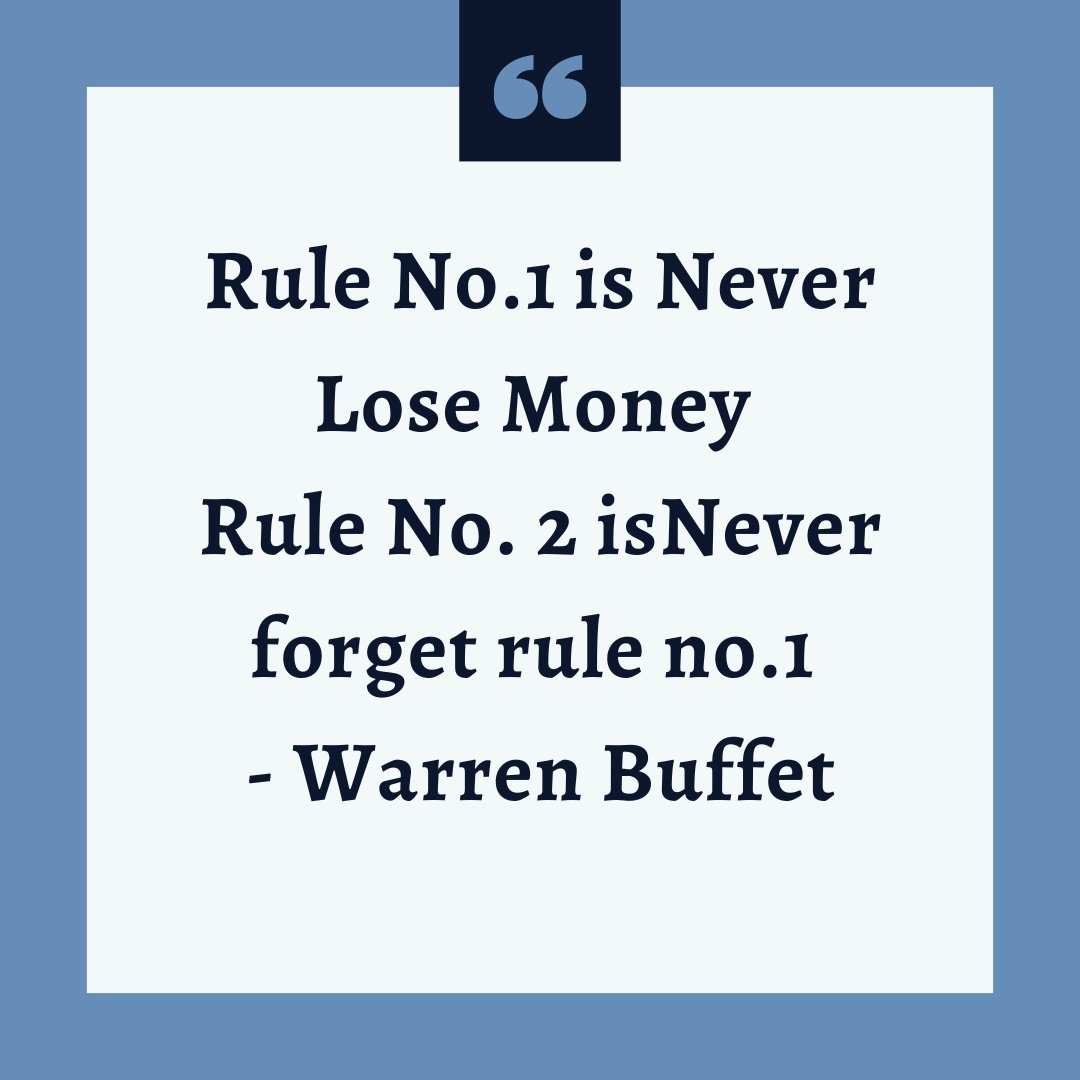 Monday morning quote!!
From one of the most successful investor in the world . 
.
.
.
Worth pondering and mulling over. 
#losemoney #makemoneywork #mondaymorningquote #deepamfinvest #sandeepkumarbhuwania #sandeepbhuwania #mutualfundinvestments #investwisely