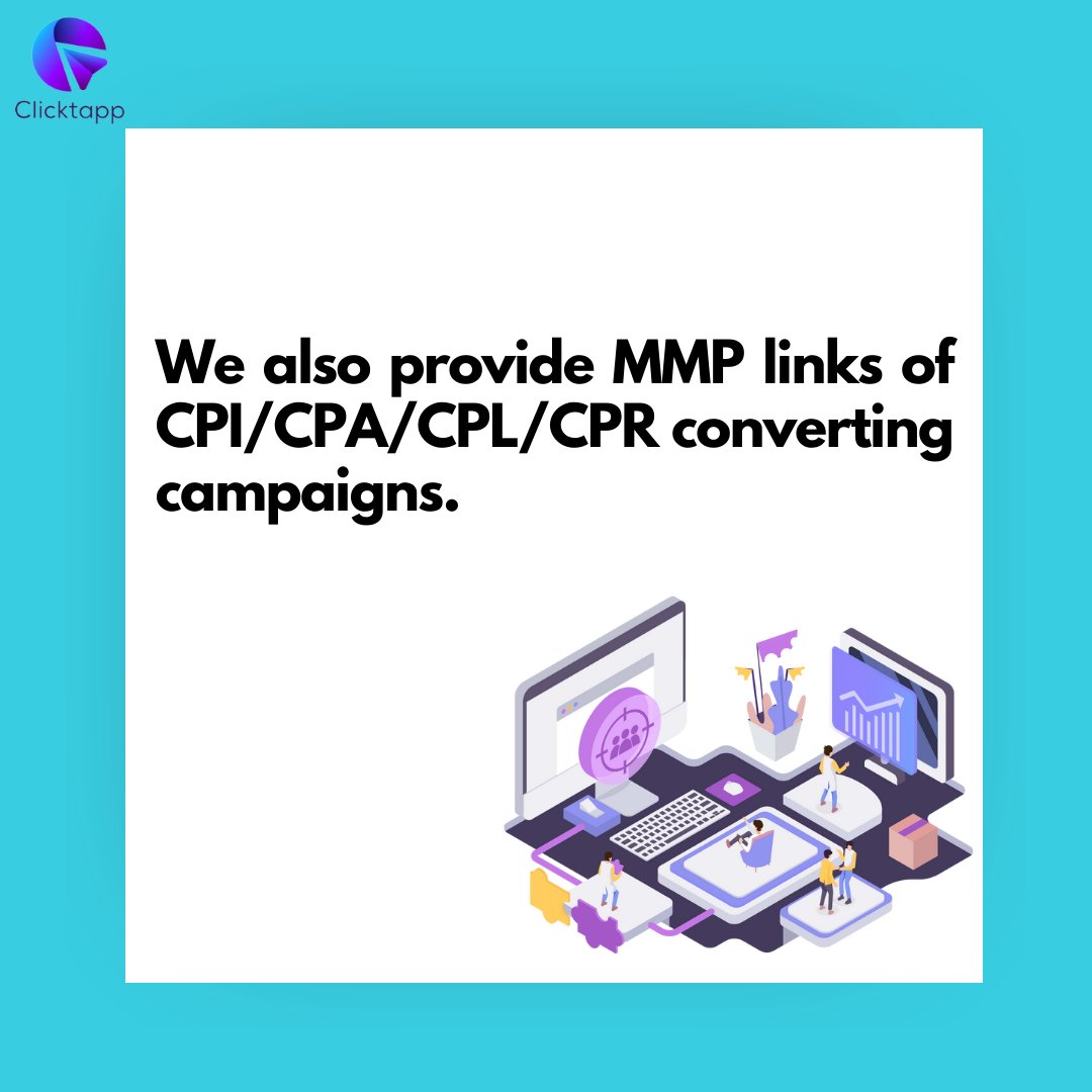 ClicktappM's tweet photo. We are looking for publishers with quality traffic for CPI/CPA/CPL/CPR campaigns.
Contact Now:
https://t.co/Mowj56TZgY
hello@clicktapp.com
live:.cid.362adafcce4f3bbe
#MMP #directoffers #campaigns #publishers #traffic #cpi #cpa #cpl #cpr #performancemarketing #post https://t.co/411wtw7999