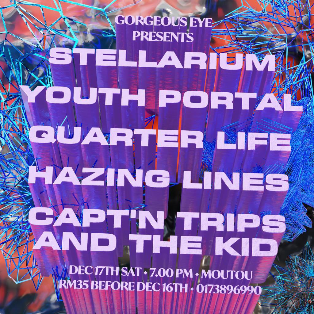 Unfortunately we have bad news, The Garrison can’t make it. But we have replacement band already that was a good news. We stoked to inform Capt’n Trips And The Kid will joining us this weekend!!!