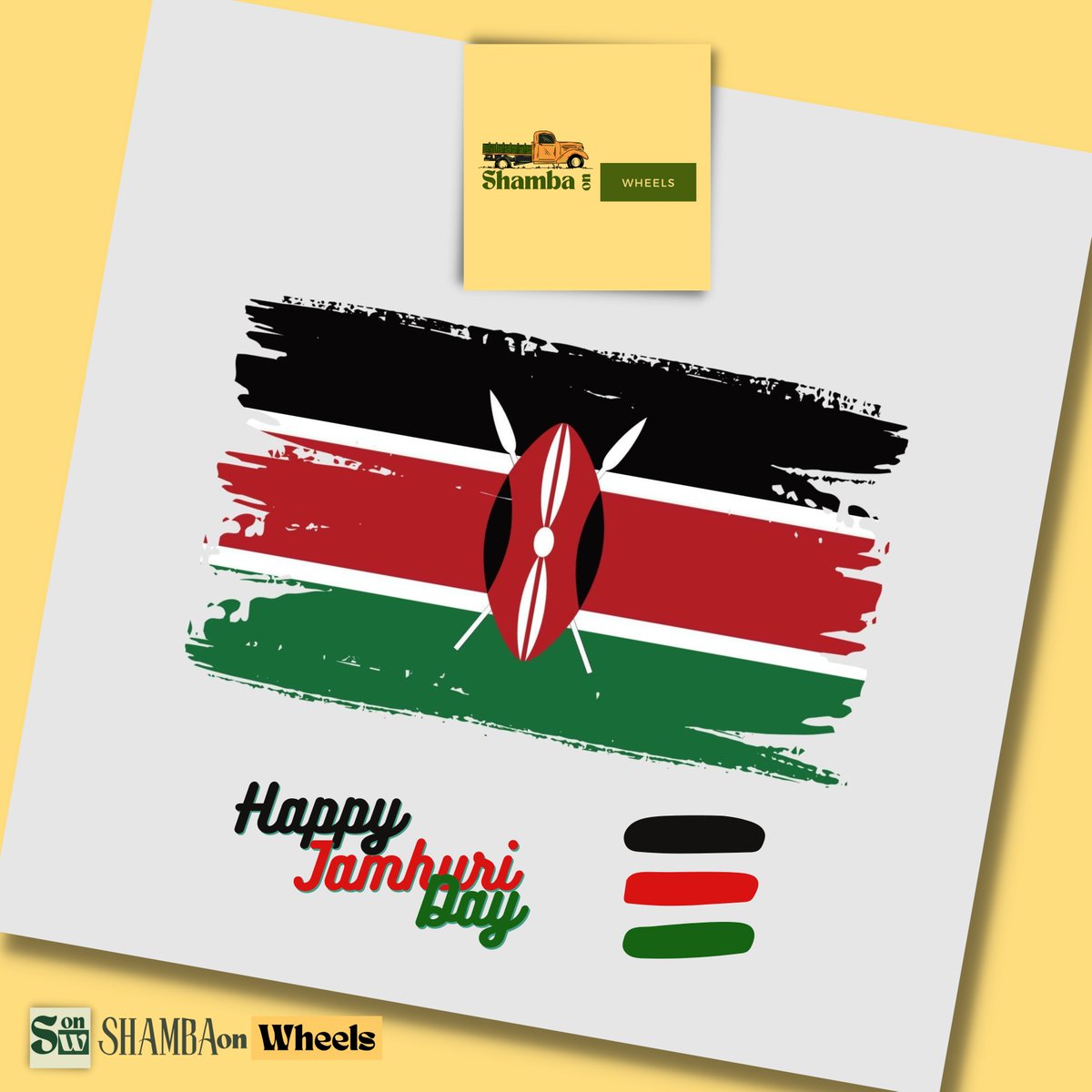 ShambaOnWheels's tweet photo. Happy Jamhuri Day from the Shamba On Wheels Team #JamhuriDay https://t.co/7HzEcJRx1u