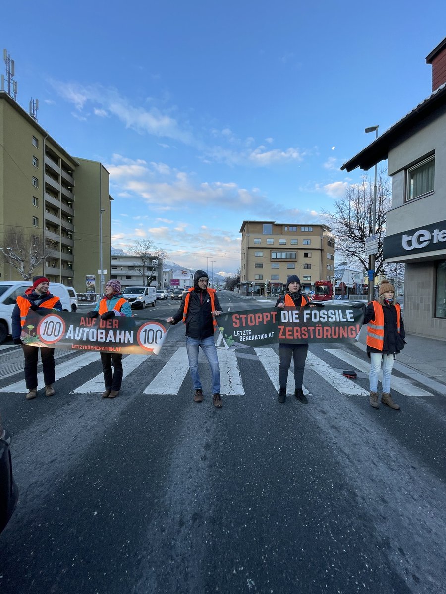 Letzte Generation Österreich tweet media