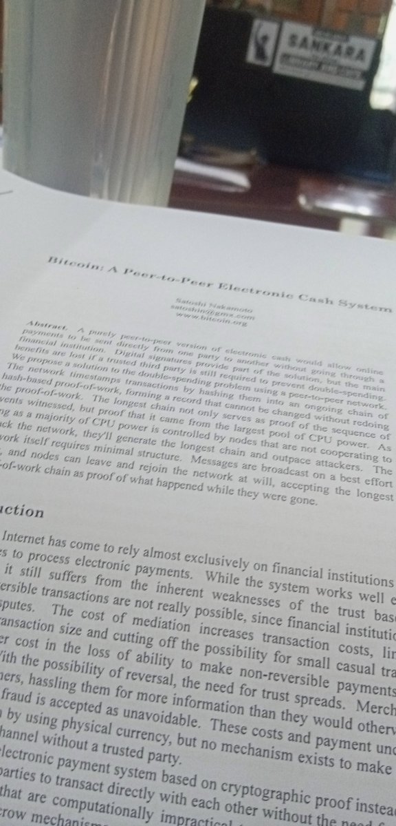 ainjai_'s tweet photo. Day 4 of the Blockchain Masterclass: Have you read the Bitcoin white paper by Satoshi Nakamoto?
@MakerereLaw
@RKirunda @clet_ug @skillhaven @blockchainug #BlockchainMasterClass #blockchainandthelawug https://t.co/W8DvNAPNPW