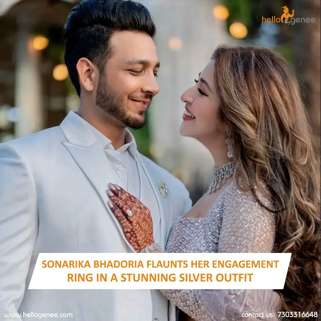 hellogenee's tweet photo. Devon ke Dev- Mahadev's Maa parvati cast fame aka @BSonarika gets rokafied with her long term boyfriend Vikas Parashar.
.
.
Follow us- @hellogenee
mobile no- 7303316648
mail us- info@hellogenee.com
.
.
#hellogenee #sonarikabhadoria #vikasparashar #sonarika #rokafied #engagement https://t.co/3k40yKxvFi