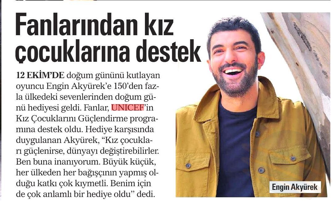 #EnginAkyürek'in Akyürekli arkadaşları yine yapmış yapacağını 💙
↘️
m.facebook.com/groups/4840641…
#HaydiGelSenDeBizeKatıl #HGSBK2022 #unicefTürkiye #KızlaraSözVer #EmpowerGirlsChangeTheWorld