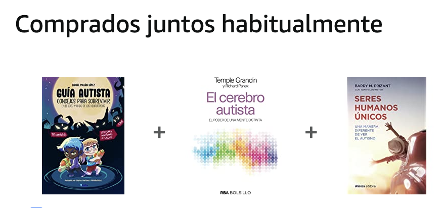 Pues me gusta ver que cuando la gente compra la "Guía Autista", también compra estos libros. 😊

#guiaautista #guíaautista #TEA #CEA #autismo #autista