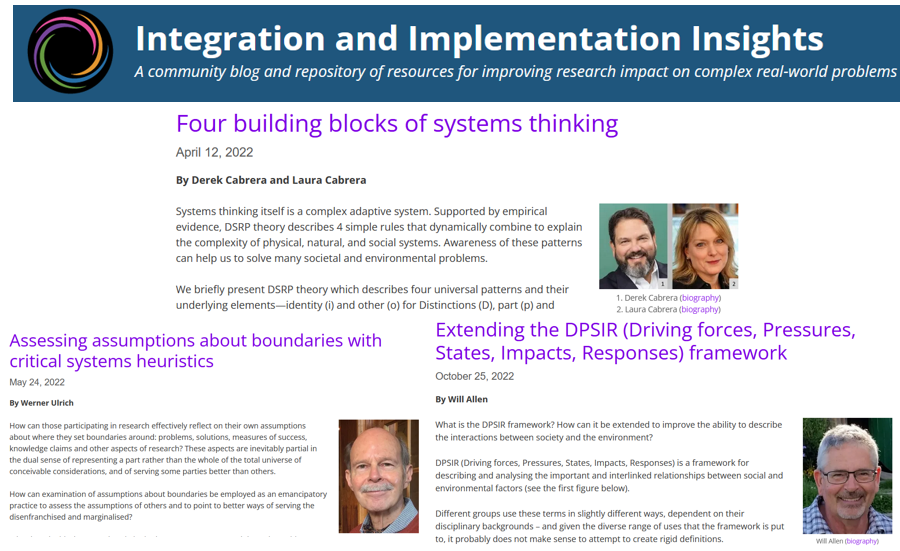 GabrieleBammer's tweet photo. i2Insights highlights for 2022: 3 ‘golden oldies’ on #SystemsThinking – 4 building blocks (Cabrera & Cabrera), critical systems heuristics (Ulrich), extending #DPSIR (Allen) https://t.co/OLkyQqQXcA
@will_allen @_derek_cabrera @_Laura_Cabrera https://t.co/VuAjyjPYNL