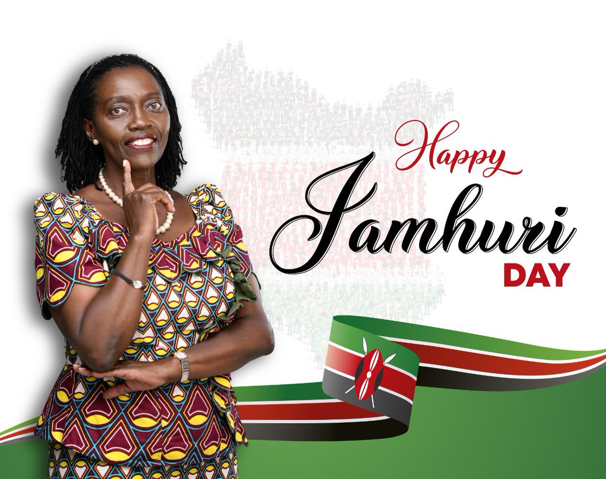 MarthaKarua's tweet photo. Today, I salute our heroes who fought hard for Kenya to become a Republic and those still fighting for us to realize the fruits of a functioning Jamhuri.

59 years later, we can all agree that our country should be in a better place. No giving up till we get there.

#JamhuriDay https://t.co/VYcQZXOgYd