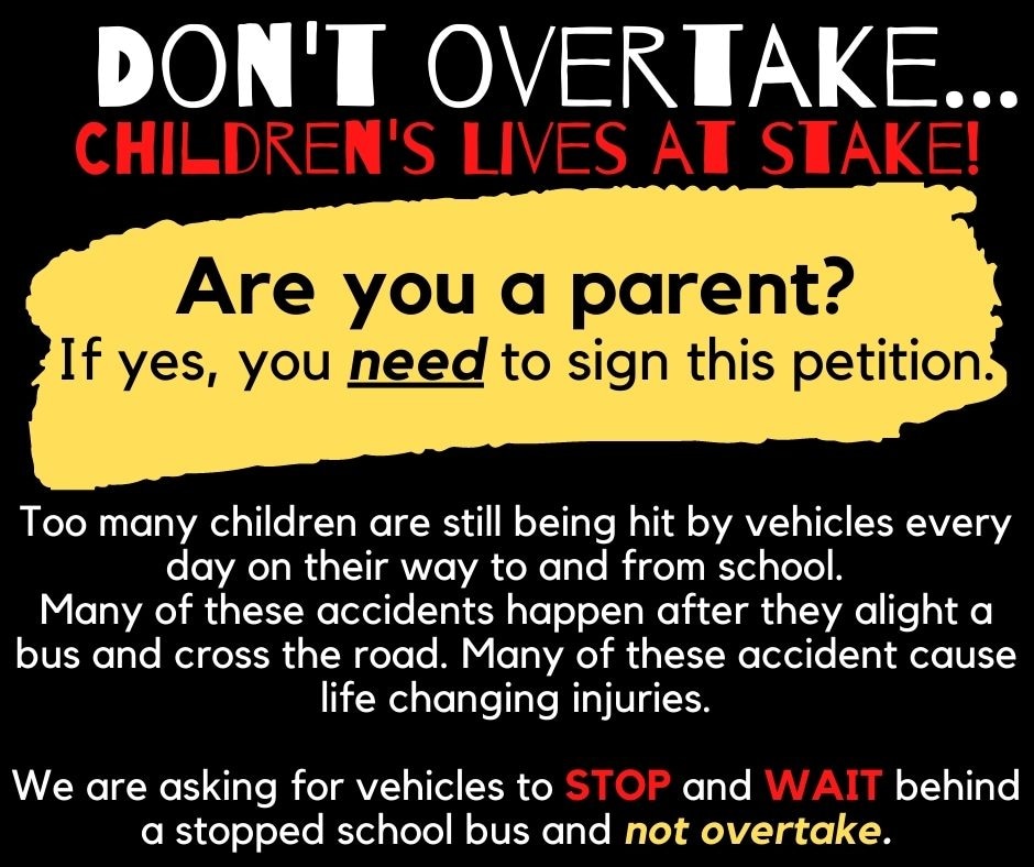 WallKathryne's tweet photo. @THINKgovuk Im running a campaign to change driving laws  so vehicles have to wait behind a stopped school bus to try and keep our children safer. 
My daughter was ran over. I dont want this to happen to another child. Can you help? 
https://t.co/AU96RF8aEV https://t.co/3XjqCN3iwb
