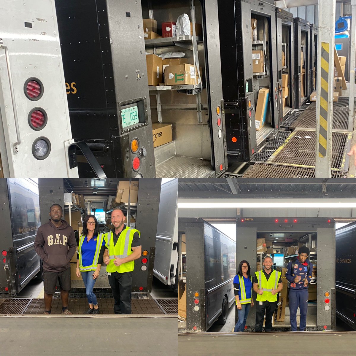 Fort Pierce preload starting the week with #DoorsDown @FloridaUPSers great job! #TeamworkMakesTheDreamWork #ProudUPSers