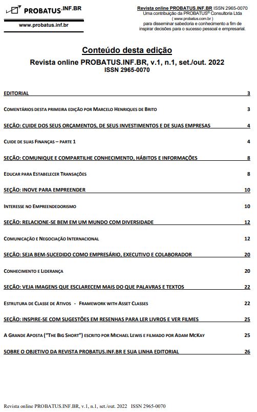 probatus's tweet photo. Acesse o site https://t.co/FdpEVECYyJ e faça o download gratuito da Revista online https://t.co/H4Dztqz1At, v.1, n.1, set./out. 2022  (ISSN 2965-0070) a ser publicada bimestralmente. https://t.co/wqm1ICjDYM