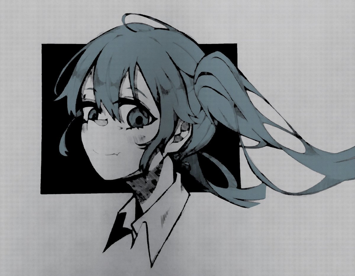 初音ミク「僕の描いたミクを見てほしい#初音ミク 」|ｶﾔのイラスト