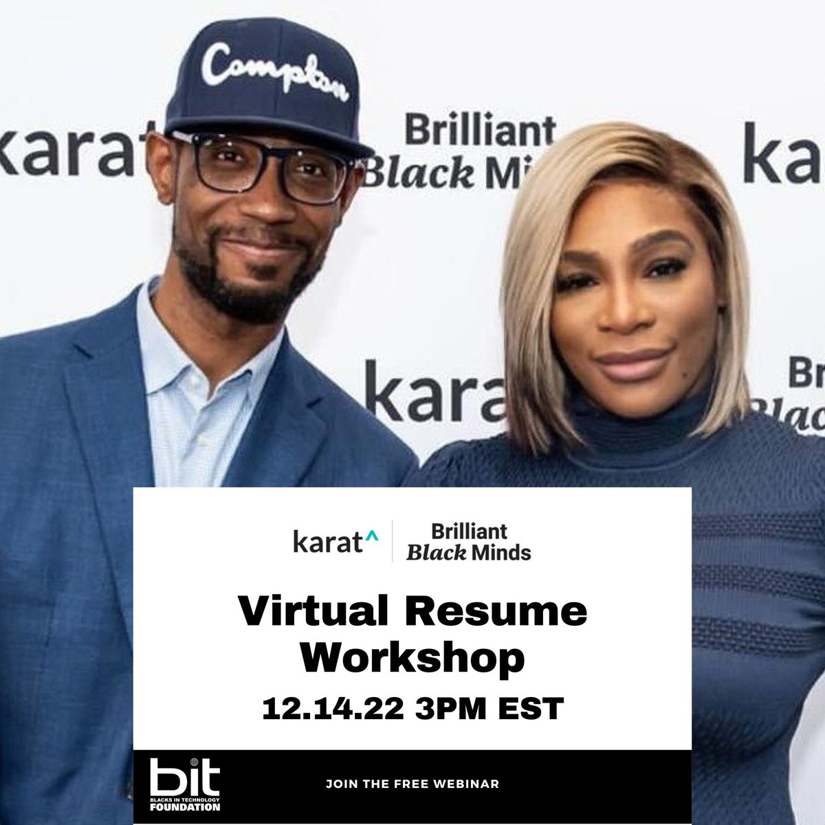 Learn tips from the talent acquisition team at Karat on how to format, structure, and create detailed content for your resume and leave with a sample resume template. This webinar is free for BIT members. bit.ly/bbm-workshop #BlacksInTech #BlackTechTwitter