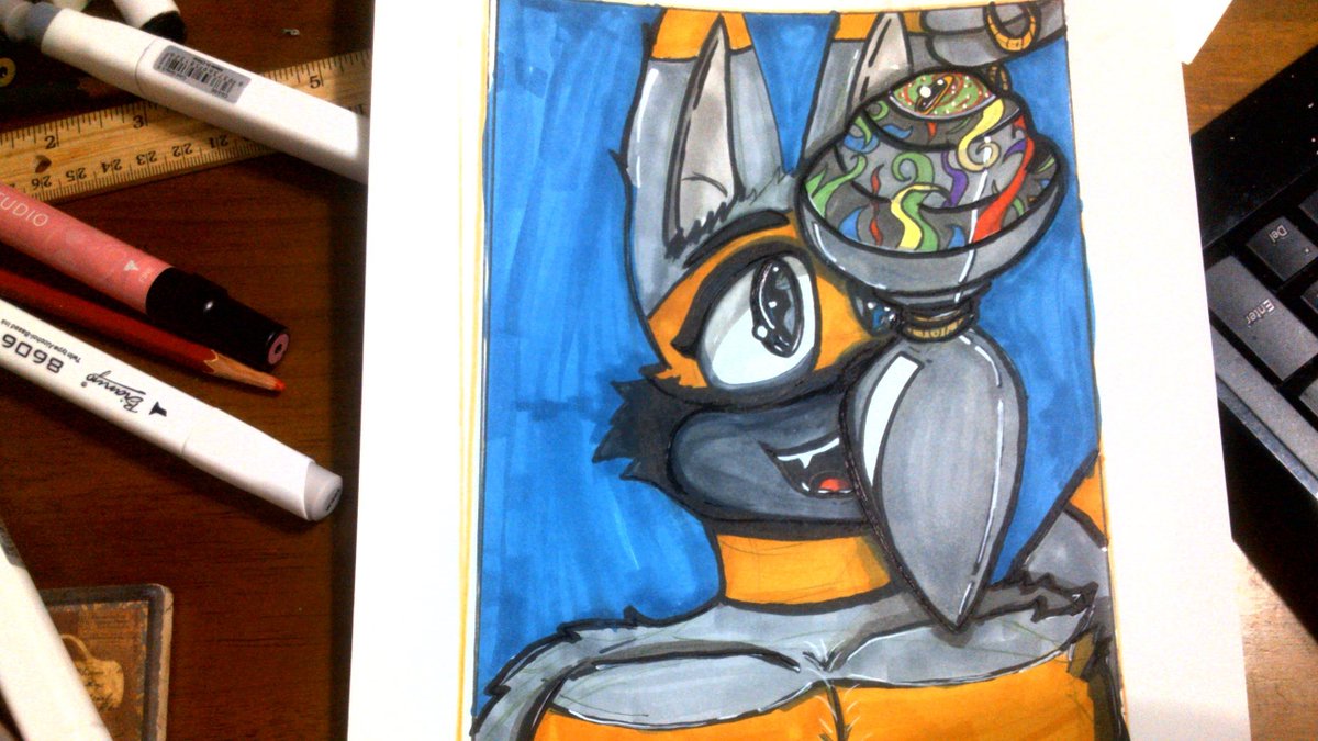 DRAWINJUNK's tweet photo. shiny plug ,just finished this beuty im so happy with it i hope u guys like it too #furryart  #furry #furryfandom #butplug #workspace #racoonboy @TrueMin22654985 https://t.co/LLrBRxBAX6