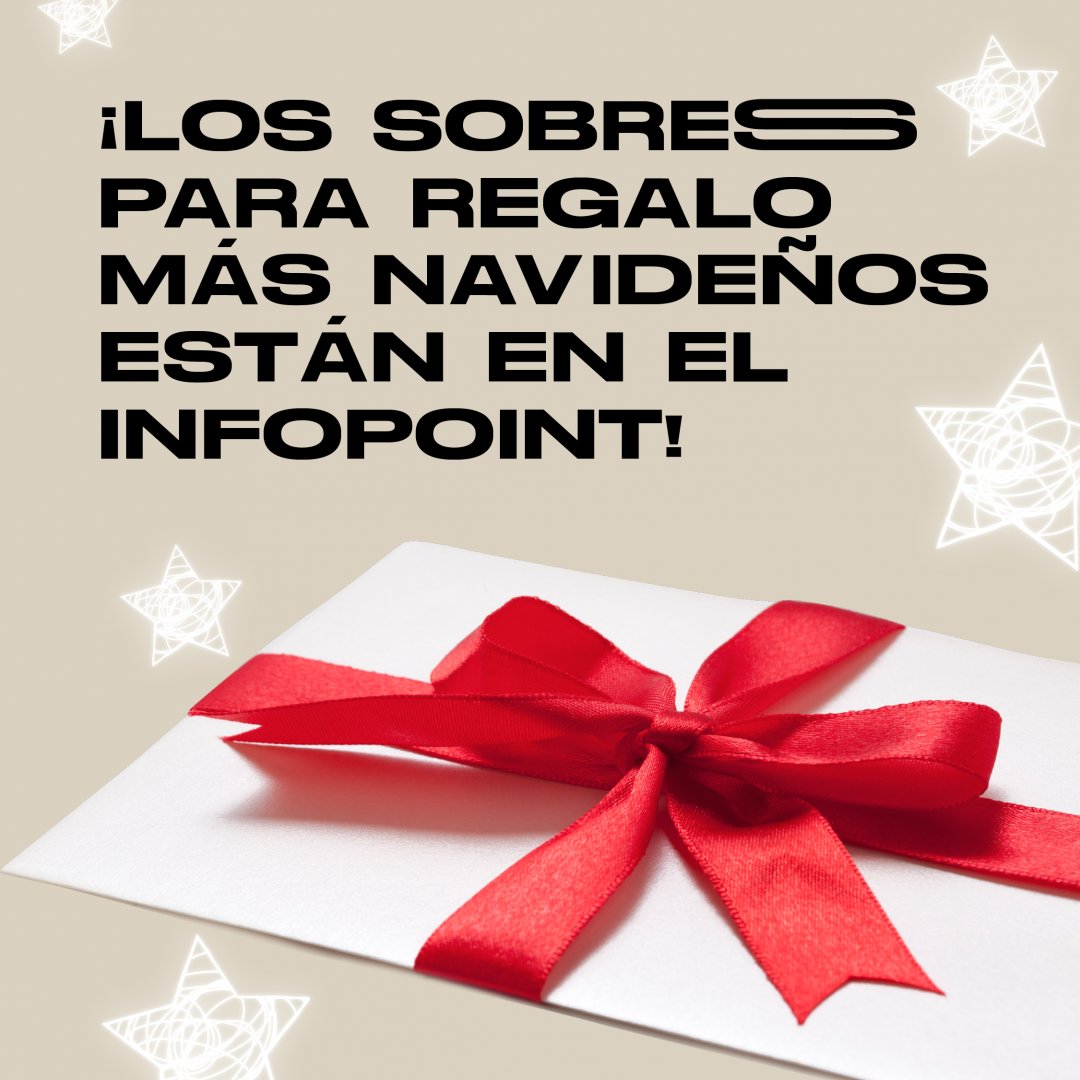 NassicaGetafe's tweet photo. Un regalo especial merece un envoltorio especial 🎁
Acércate al Punto de Información de Getafe @madrid_style y consigue nuestros sobres de empaquetado navideño para tus regalos 🥰
https://t.co/bvfHx1pNNP
#Nassica #TheStyleOutlets https://t.co/hQvmcluYUZ