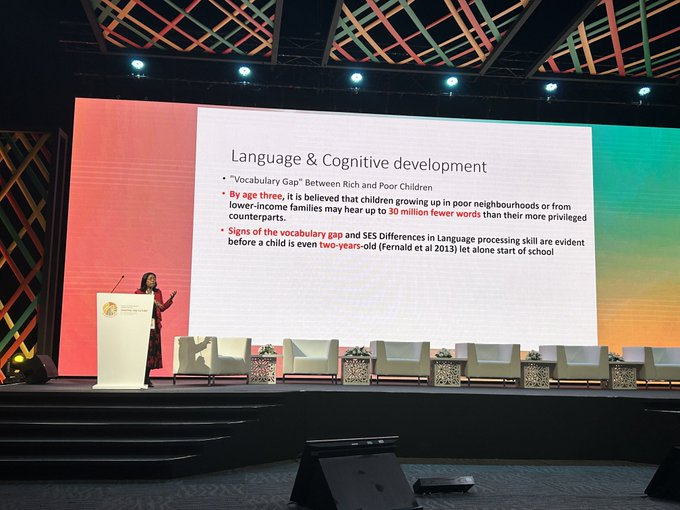Mynameisbakir's tweet image. Children growing up in #poverty hear up to 30 million fewer words than their more privileged counterparts #iacapap2022