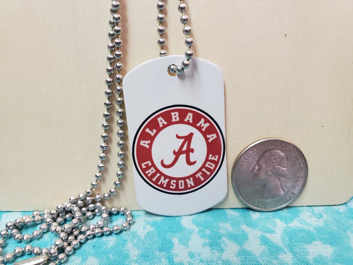 abhikrish06's tweet photo. GI Military Dog Tag - Alabama Crimson Tide - 30 inch chain
#gi #gift #AlabamaCrimsonTide #DogTag #InchChain #MSLStudioShop #EtsyEmail
👉https://t.co/D9yUHn8Ghi https://t.co/IOOzOFrQTY