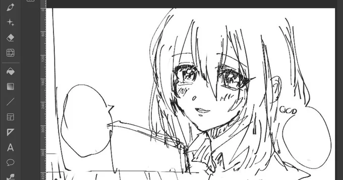 オーーーン落ち着かないからbrtr♀ちゃんをかくんだ
下書き段階だけど新しいペンに苦戦しつつ進めてる
そのうち鍵かけてポイピクにぶち込む 