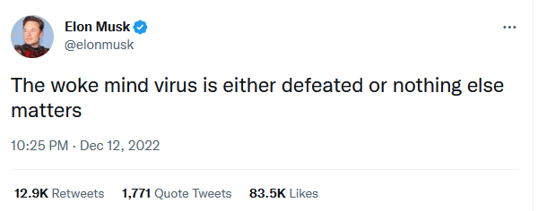 speterdavis's tweet photo. Elon got booed at a comedy show, balled up his little fists and declared war on progressivism. https://t.co/vbgCi0nXcP