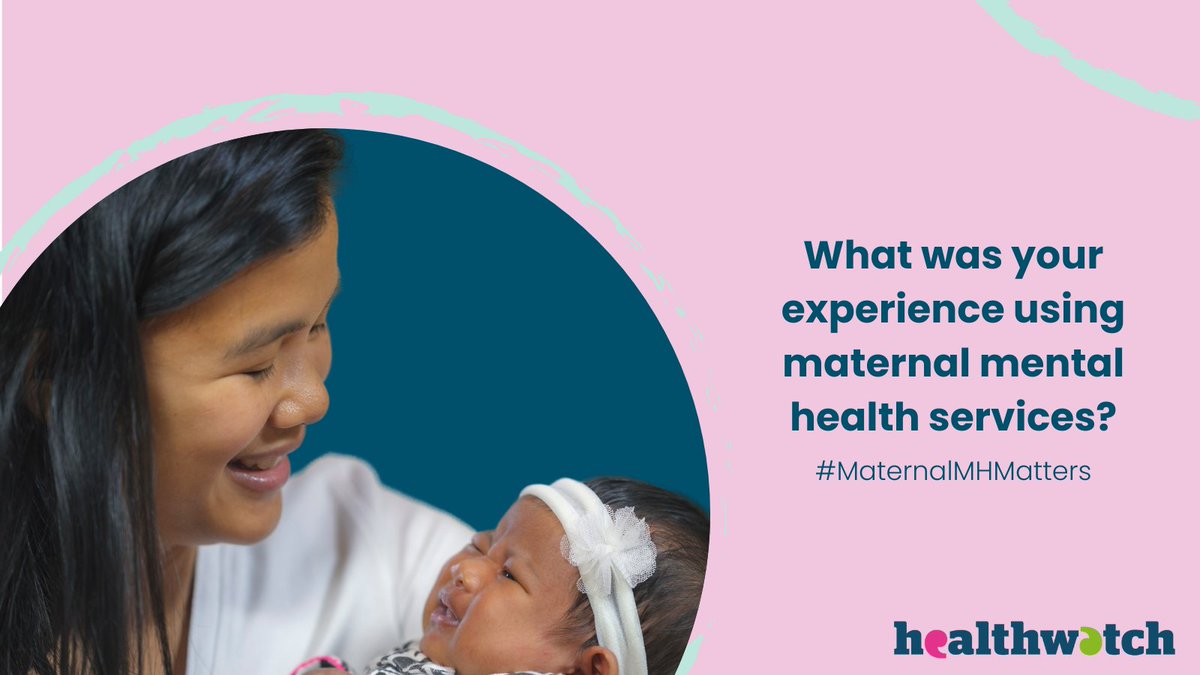 YouthWatchDarlo's tweet photo. #MaternalMHMatters

Are you an expecting or new mum from an Ethnic minority background? Have you needed support for your mental health? Tell us your experience of NHS support and help improve care for everyone. 

Take the survey: https://t.co/YU6F8gp4qJ https://t.co/FLN6Lck9X7