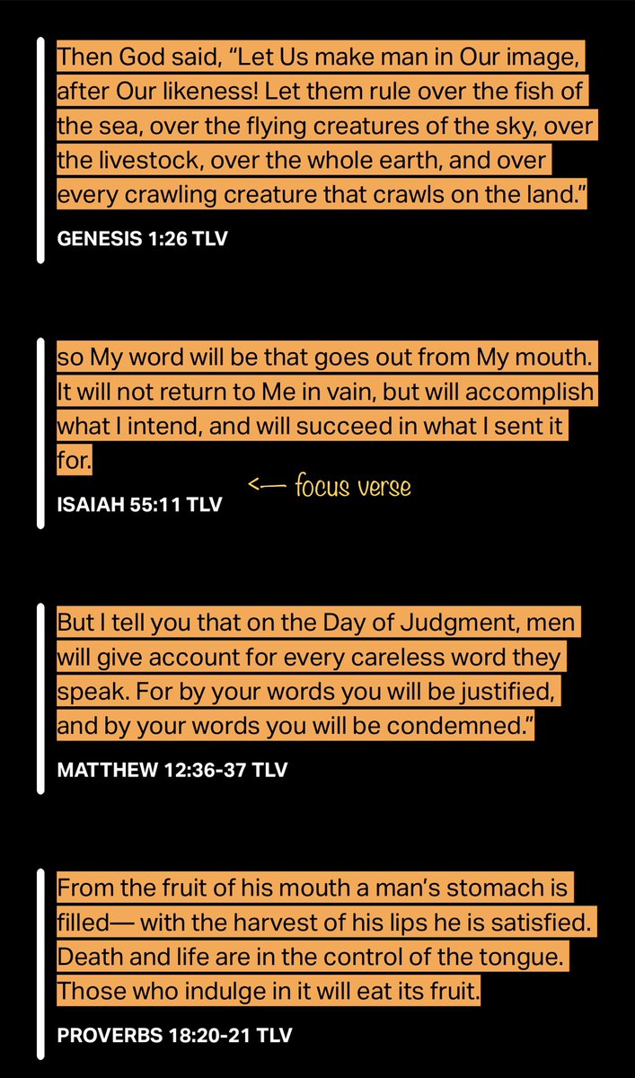 tetelestai_des's tweet image. Why do our words matter so much? Why is it that our words will be what justifies or condemns us?

Because words are spoken from heart posture, and they create death or life. #warning #idlewords #intheimage