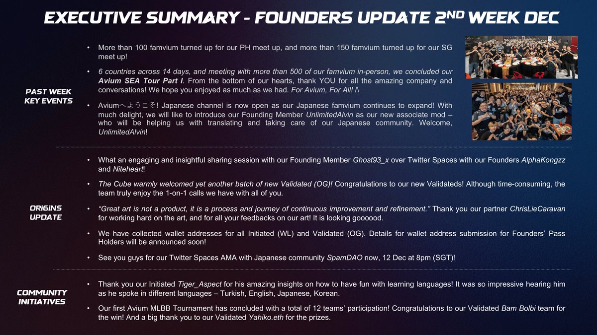 AviumWorld's tweet photo. Avium World, Avium Origins, Avium Esports, we got you all covered. 

We love your stories! And we can't wait to visit every single one of you at the other side of the globe! For Avium, For All! https://t.co/lKk6jHeUV2