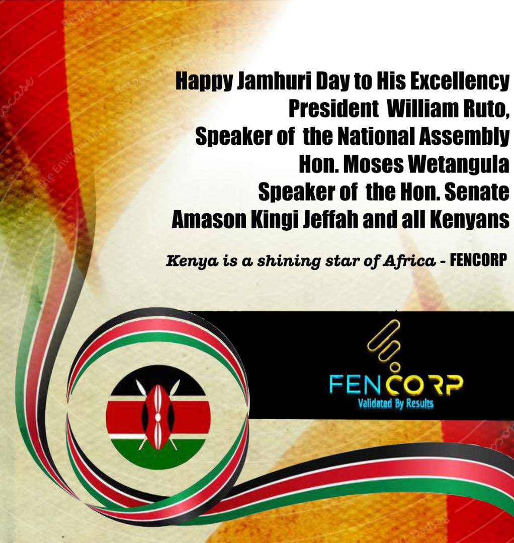AfriBizJ's tweet photo. Happy #JamhuriDay2022 #KenyaAt59 https://t.co/EBxYRcnwXY