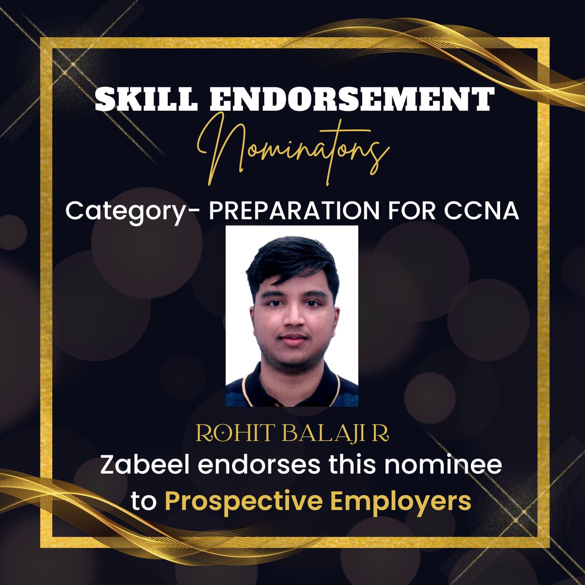 zabeel_intl's tweet photo. Skill Endorsement
Zabeel Institute endorses Mr. Rohit to prospective employers for the skill &amp; knowledge he got trained for.
To know more: https://t.co/P4fEzmyjcl
#zabeelinstitute #bestinstitute #microsoftazurearchitectdesign #microsoftazurecourse #ccna #networking #certification https://t.co/66bzCawTM1