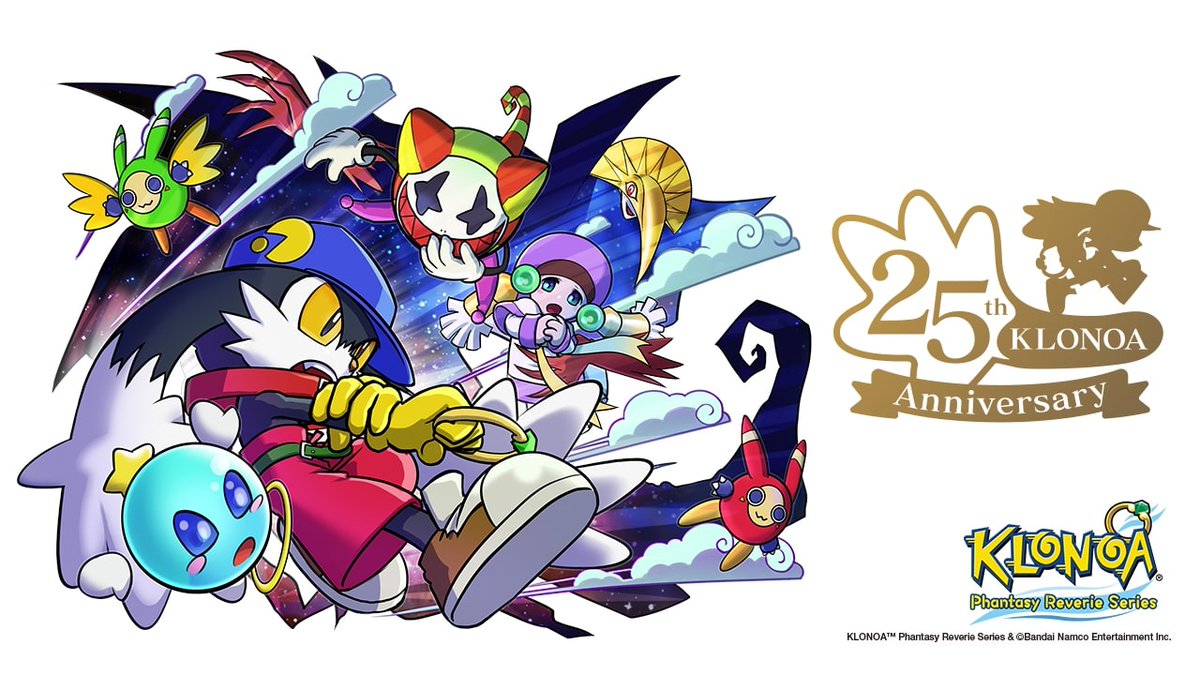 BandaiNamcoUK's tweet photo. 11th December was the date when "Kaze no Klonoa Door to Phantomile" was released 25 years ago! 🌬

To commemorate the 25th anniversary of #Klonoa, enjoy this new illustration from Character Designer Yoshihiko Arai!

We would like to thank all fans for your continuous support! https://t.co/MooJM6KYlV