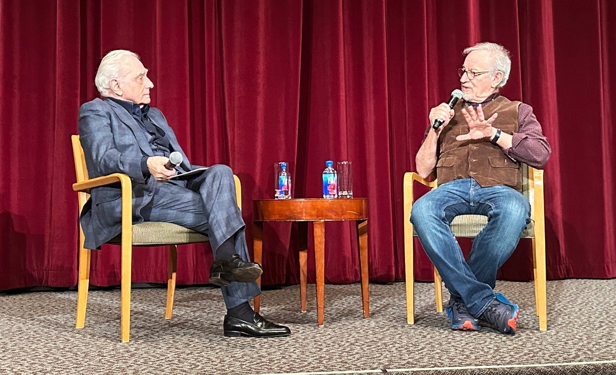 Watch Steven Spielberg talk to Martin Scorsese about how David Lynch became John Ford: bit.ly/3HCgquK