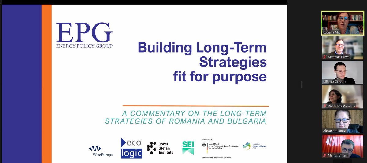 Matthias Duwe @matthiasduwe.bsky.social (@matthias_duwe) on Twitter photo Honoured to be talking about the national long-term strategies or #LTS in Bulgaria and Romania with national experts - one of the last public events in our multi-year project Climate Recon 2050, organised by the colleagues at <a href="/EPGBucharest/">Energy Policy Group</a>
Analyses at climatedialogue.eu Honoured to be talking about the national long-term strategies or #LTS in Bulgaria and Romania with national experts - one of the last public events in our multi-year project Climate Recon 2050, organised by the colleagues at <a href="/EPGBucharest/">Energy Policy Group</a>
Analyses at climatedialogue.eu