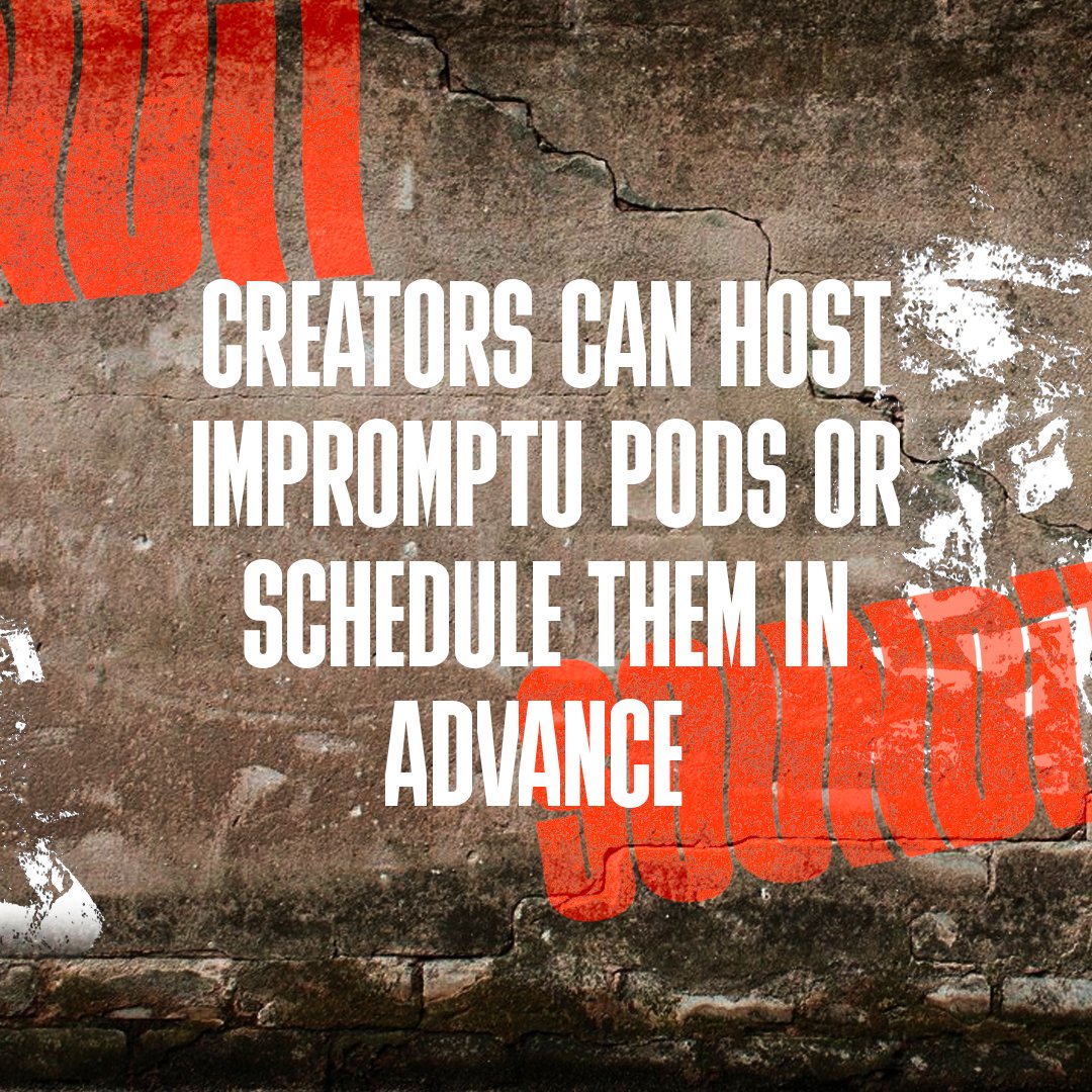 SOUNDITSOCIAL's tweet photo. #Pods are a great #feature for building a #community of like-minded people and conversing with your favorite #creators, fans, and guests. 

https://t.co/0iHGIP3Jro 

#Pods #App #NFTAudio #NFTCommunity #NFTCollector #Web3 #Web3Community #Web3Audio  #CommunityFirst #CommunityDriven https://t.co/VgPj2dOZli
