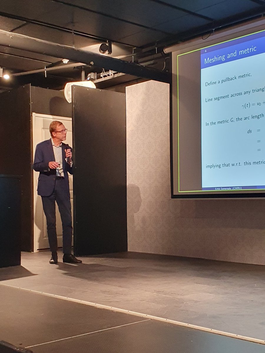 Erkki Somersalo giving the opening talk at 28th Inverse Days <a href="/UniEastFinland/">University of Eastern Finland</a> <a href="/InverseFinland/">Inverse Finland</a> #28InverseDays