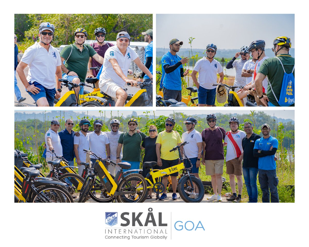 "The key aspects of "Sustainable Tourism" was put into practice by the Executive Committee of Skal Goa at their recently held meeting, by using environmentally friendly transportation, on a well preserved pristine island, while supporting the host communities in all touch points
