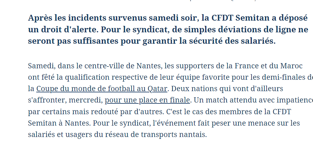 FrDesouche's tweet photo. #MARPOR à Nantes : le samedi la presse locale te dresse un portrait idyllique des célébrations, la joie, la bonne humeur...
Le lundi, au hasard d'un communiqué de la CFDT, tu comprends que... https://t.co/FLQqAXUz9B