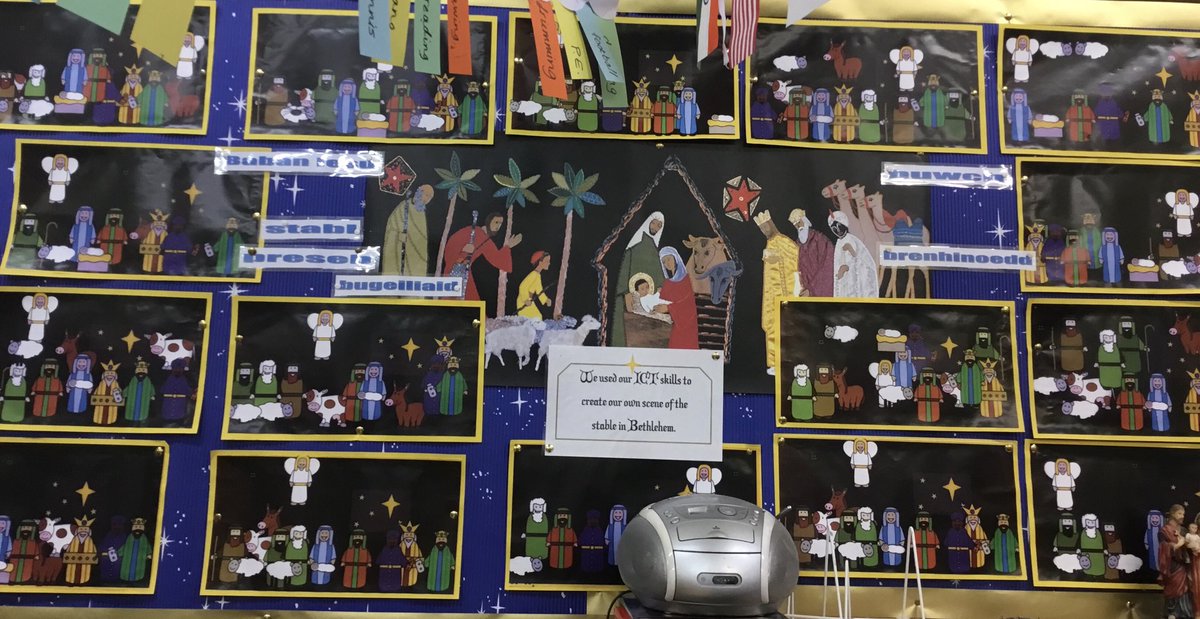 SJC_Infants's tweet image. #SJCR7 pupils used the computers in their ICT lesson to make these Nativity scenes. #SJCInfants #SJCComputing