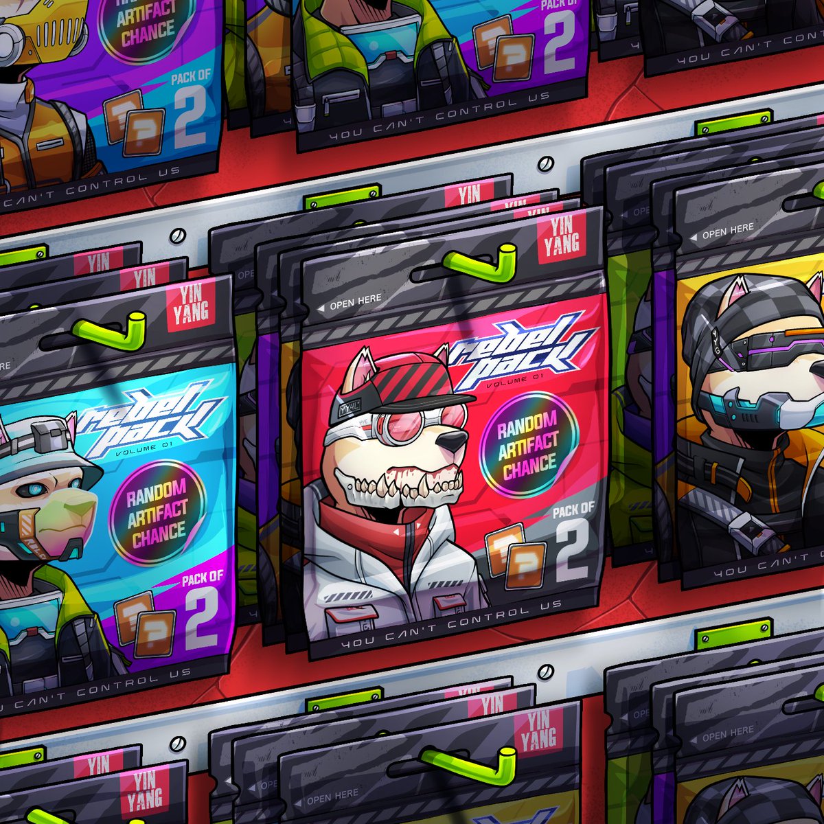 Rebel Packs. Ultra-limited supply. Coming soon.

Like, tag and retweet to be considered for a free pack ☯️