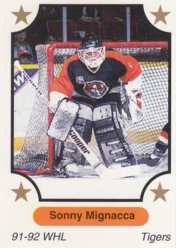 hockey_vintage's tweet photo. #TendyTuesday Sonny Mignacca of the Medicine Hat Tigers in the WHL (1991/92) https://t.co/DQBL1HCC9U