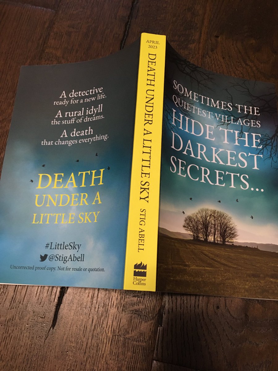 Book post. Thank you ⁦@HarperInsider⁩ ⁦@HarperCollinsUK⁩ ⁦@StigAbell⁩ #DeathUnderALittleSky