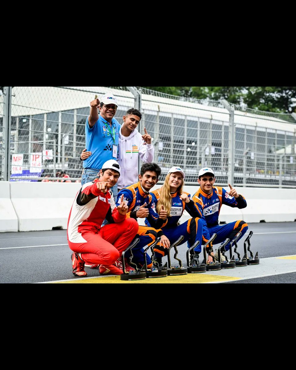 Godspeed Kochi win the team championship at the inaugural edition of the IRL with 3 wins on the final day 🏆 The Hyderabad Blackbirds who led the championship going into the final leg finished second🔥 while the Goa Aces raced to third place with a spectacular showing!