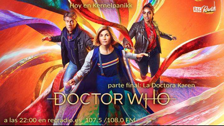 kernelpanikk1's tweet photo. ¿Estuvo bien escrita la era Chibnall?
¿Es mejor tener una fam o companions?
¿Yaz y Doc: romance bien construido o shippeo + fan service?

Subid a la TARDIS una última vez, que discutiremos estos y otros temas sobre #DoctorWho!

Por @SomosRecRadio, 107.5 de la FM, como siempre! https://t.co/Rgg1iKceBW