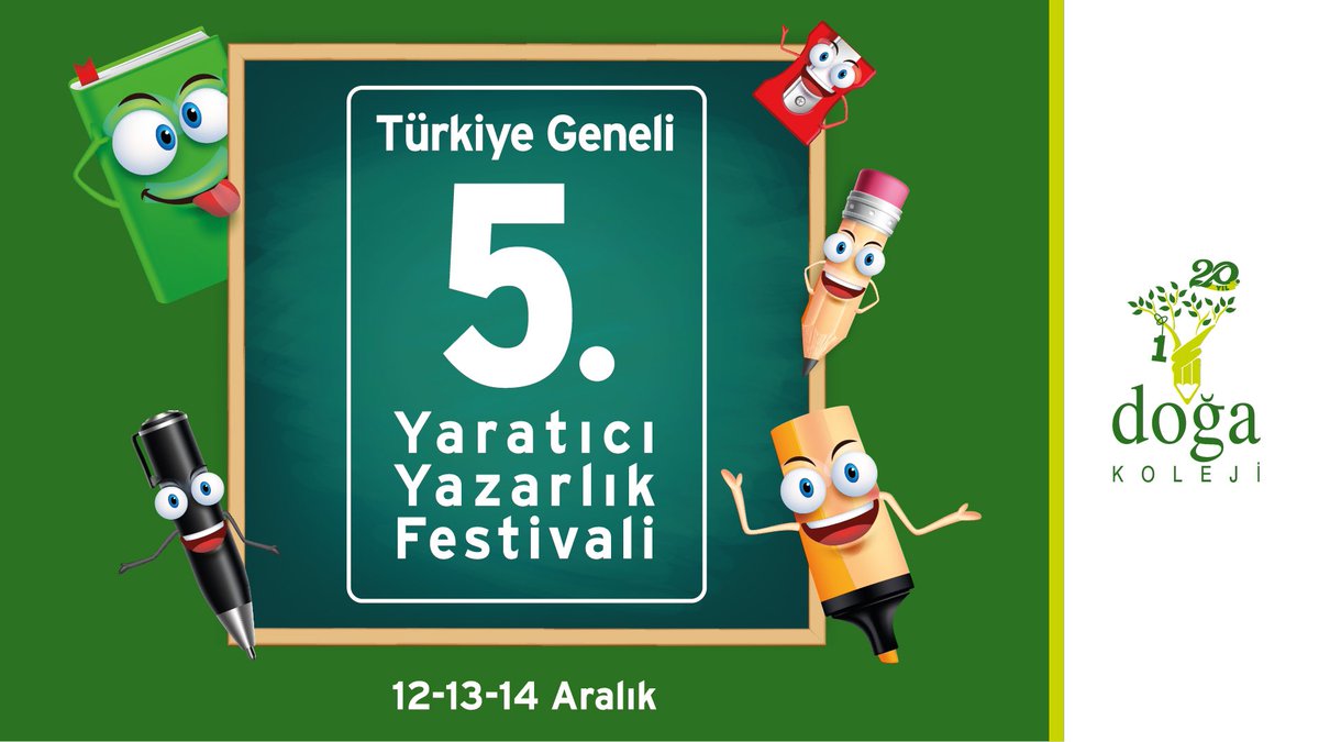 Kuşadası'nda gerçekleştirilecek “Yaratıcı Yazarlık Festivali”nde öğrencilerimiz Türkçeyi doğru, etkili, güzel kullanma becerileri ile yaratıcı, sorgulayıcı düşünme; yorum yapma ve karar verme becerilerini kazanarak bireysel ve takım çalışması yapmayı deneyimleyecekler.