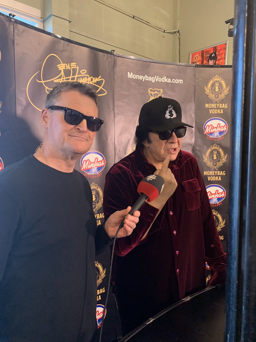 Talking Point: my interview with Gene Simmons of KISS is coming up! He’s selling a new vodka brand. Our question: What is your favourite celebrity endorsed product? #yeg
