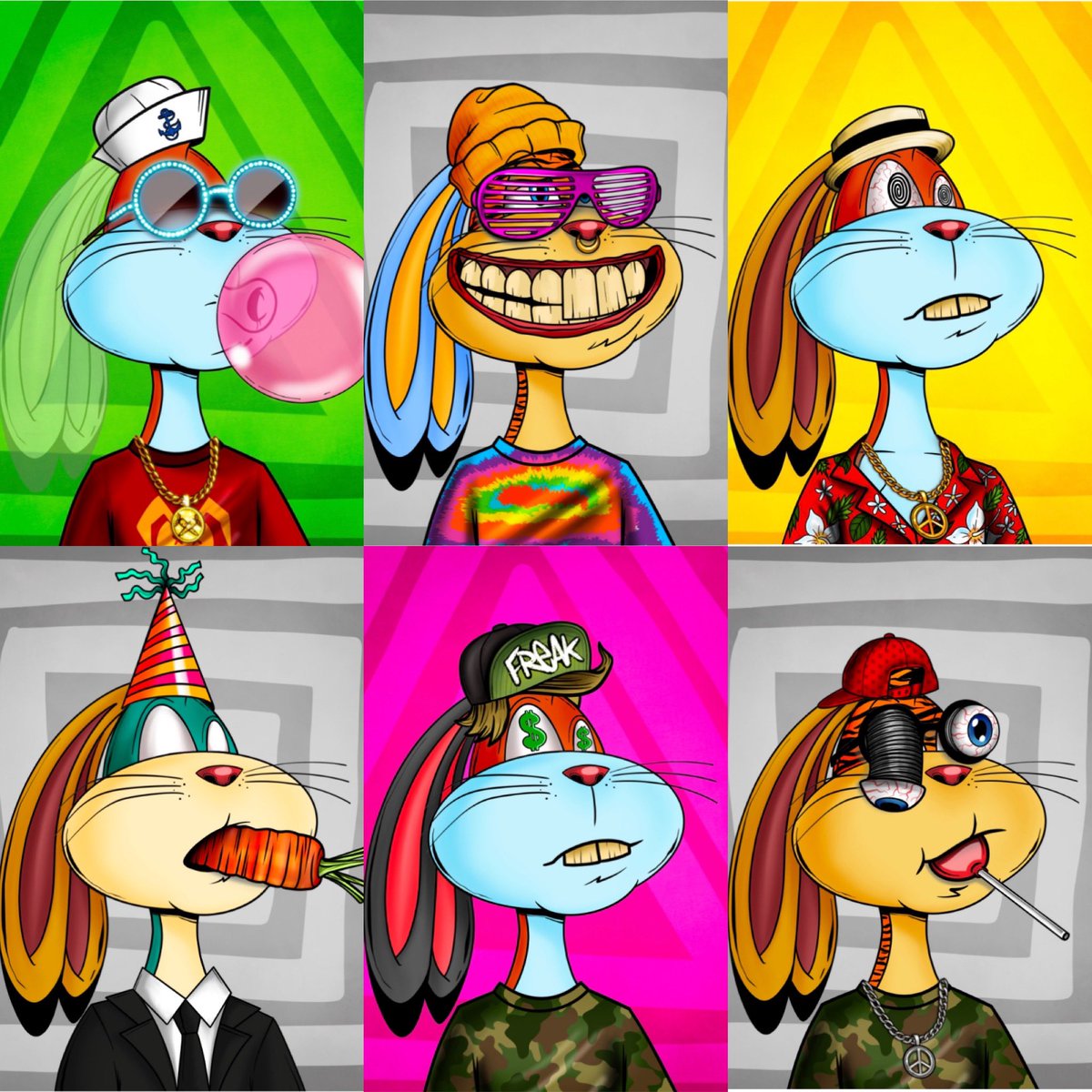 SaltyFlipFlops's tweet photo. Hide yo kids, hide yo wives, and hide yo husbands!!! The Hares and Kitties are coming. Be prepared and don’t wait till it’s too late. The Kitties will bring the fire and those Hares are ice cold. Not to mention the December #haredrop threat. @PsychoKittiesOG @MadHareSociety https://t.co/Bvw25p5B2Y