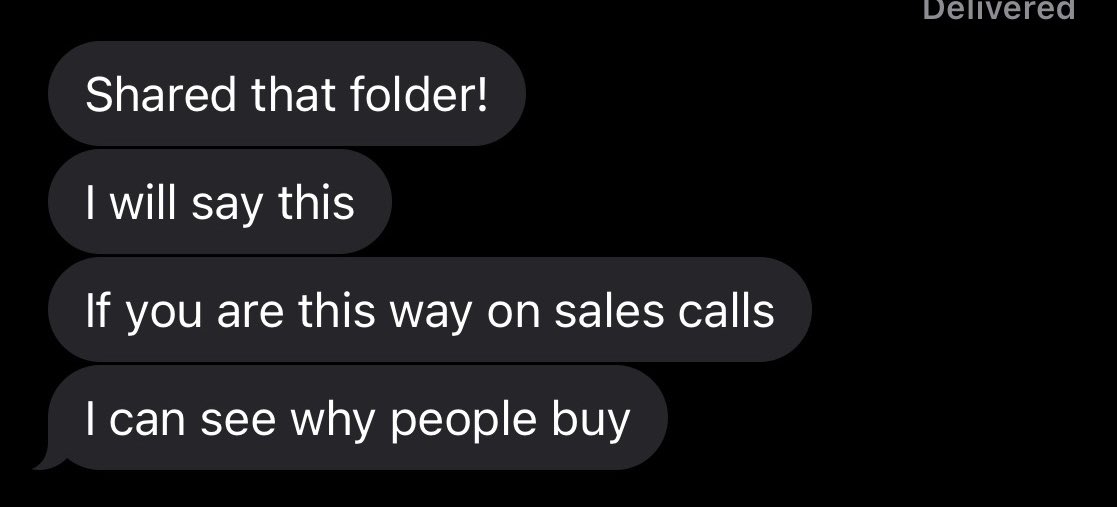 if you don’t get these texts after an interview you’re doing it wrong 

retweet and comment “share” and i’ll send you 3 tips that have gotten me on almost every offer i’ve interviewed for